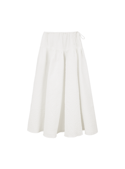 Field Gathered Skirt (Alabaster)