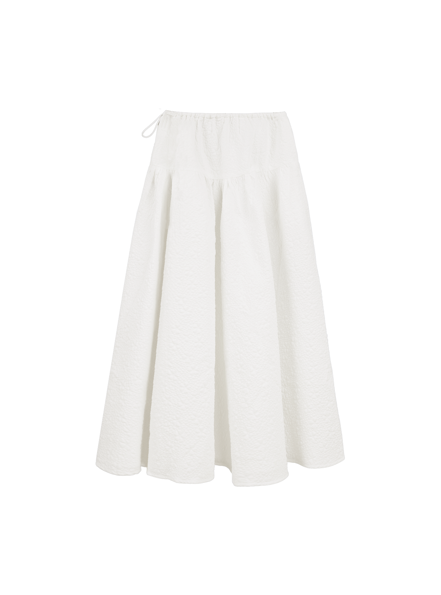 Field Gathered Skirt (Alabaster)