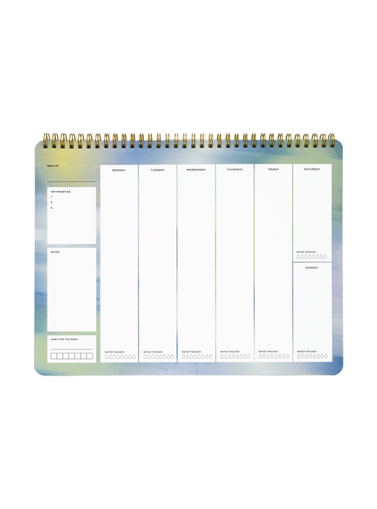 Gradients Weekly Desk Planner
