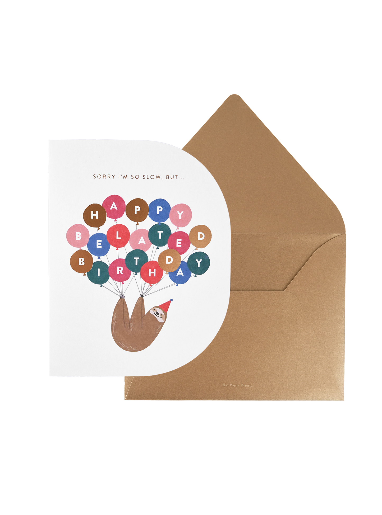 Happy Belated Birthday Greeting Card