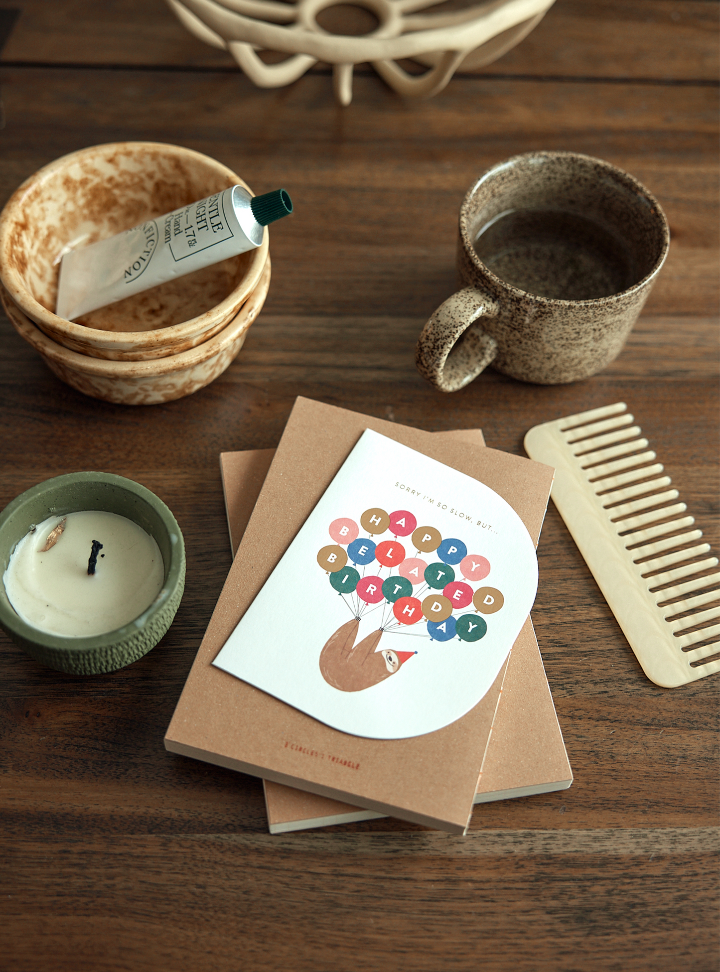 Happy Belated Birthday Greeting Card