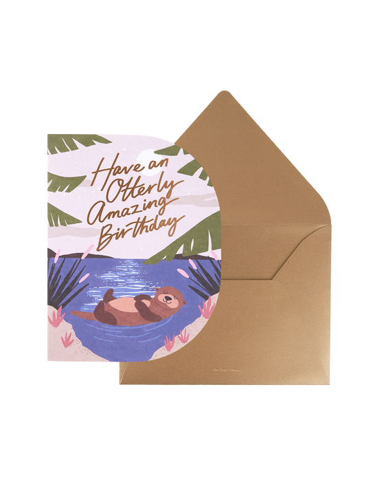 Have An Otterly Amazing Birthday Greeting Card