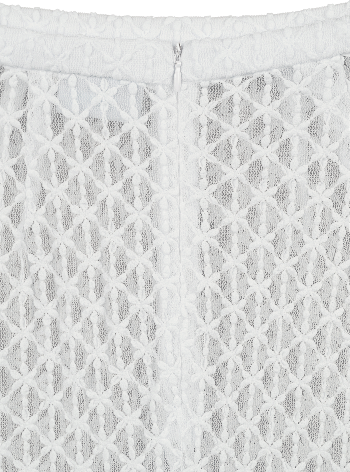 Lace Column Skirt (Eggshell)