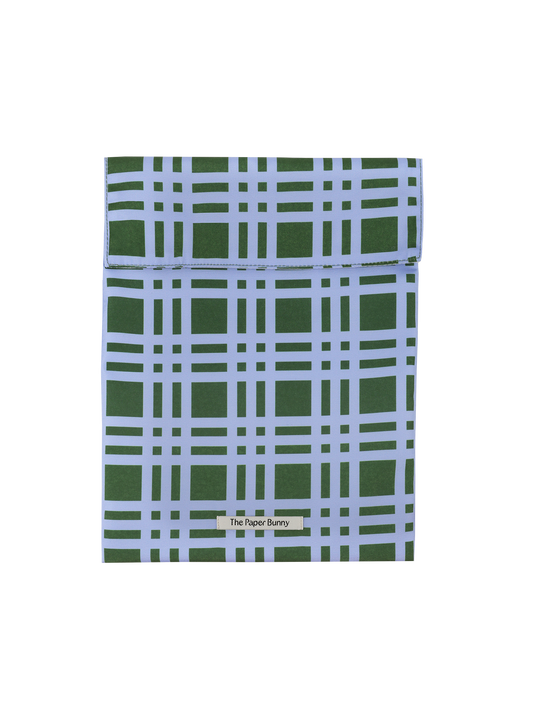 Large Pocket Pouch (Checkered Forest)