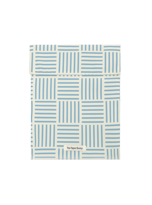 Large Pocket Pouch (Interlace Blue)