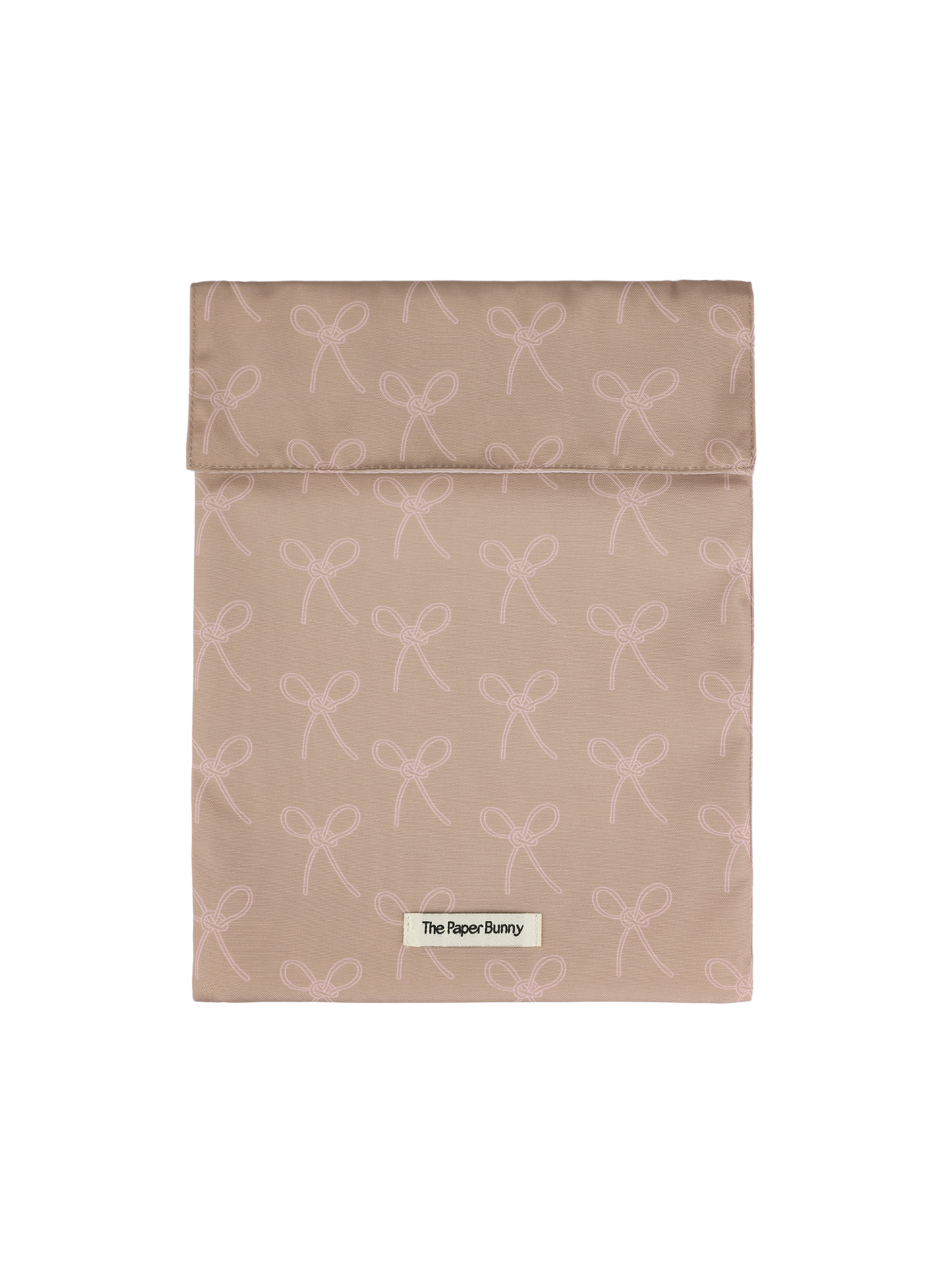 Large Pocket Pouch (Ribbon Blush)