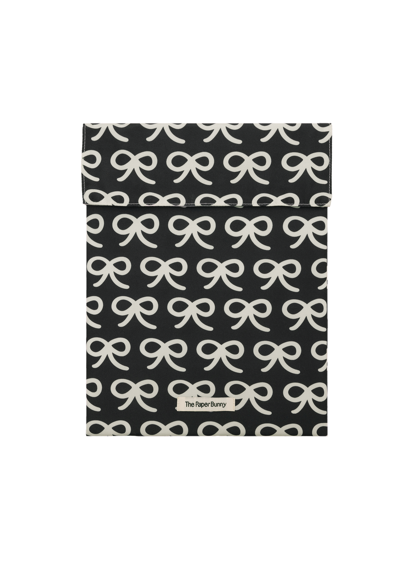 Large Pocket Pouch (Ribbons Black)