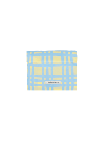 Large Reusable Tote (Checkered Beach)