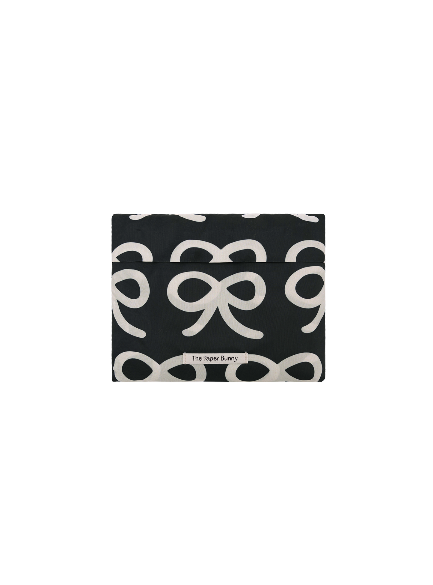 Large Reusable Tote (Ribbons Black)