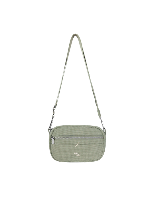 Mini Cruise Crossbody (Seersucker Bean)