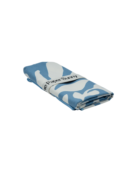 Mini Travel Towel (Garden Blue)