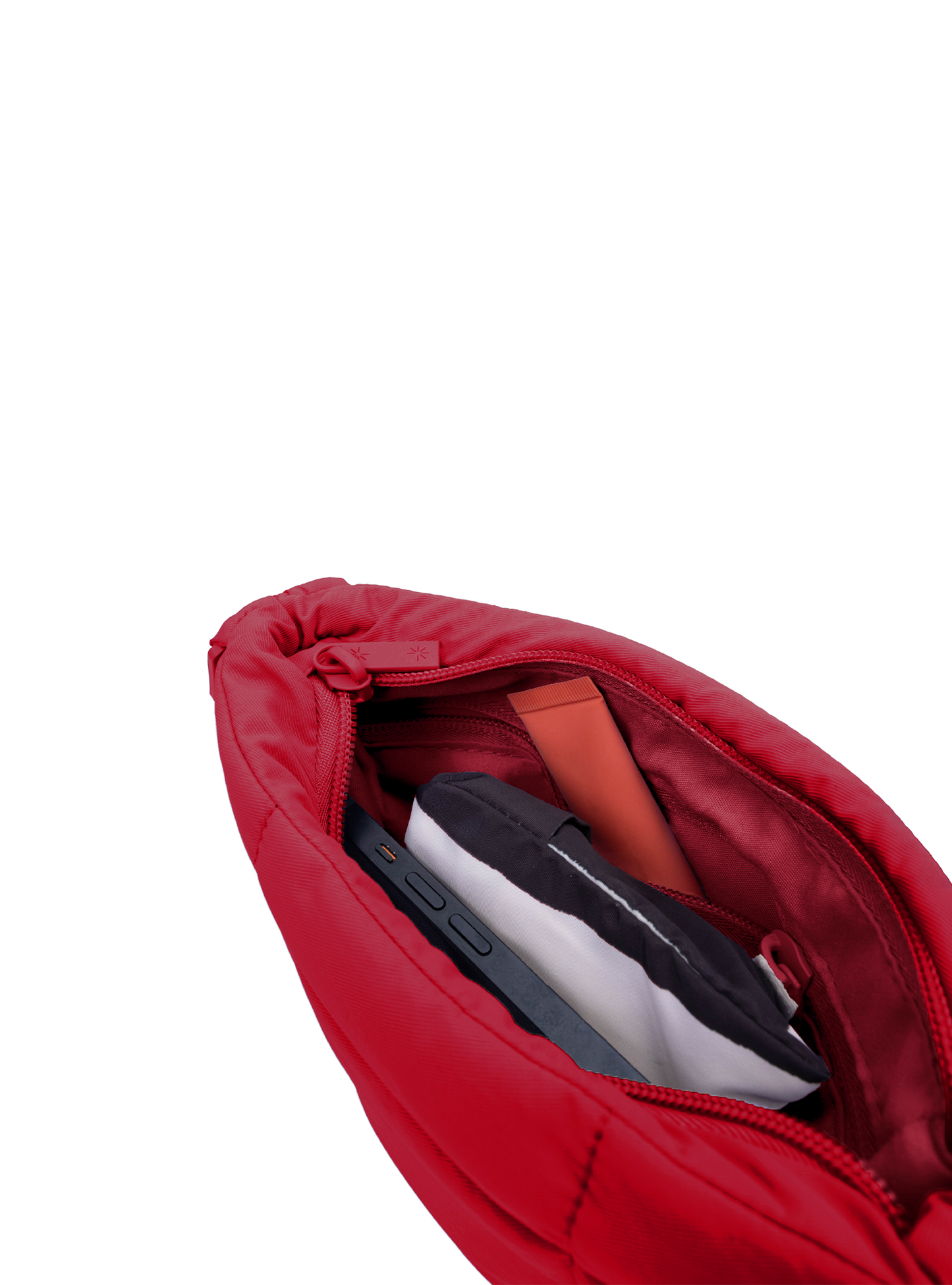 Mini Puffer Swing (Gloss Scarlet)