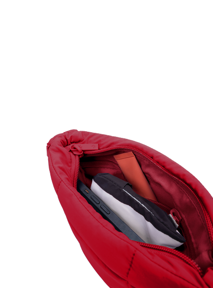 Mini Puffer Swing (Gloss Scarlet)
