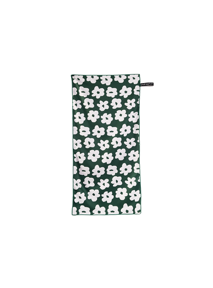 Mini Travel Towel (Daisies Moss)