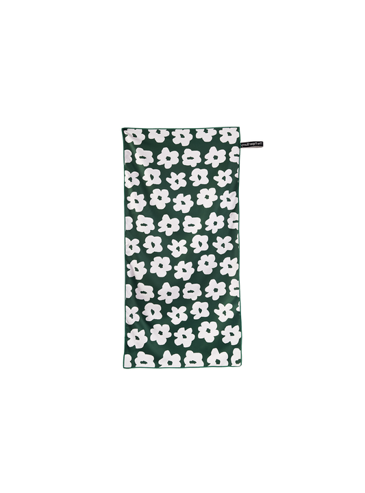 Mini Travel Towel (Daisies Moss)