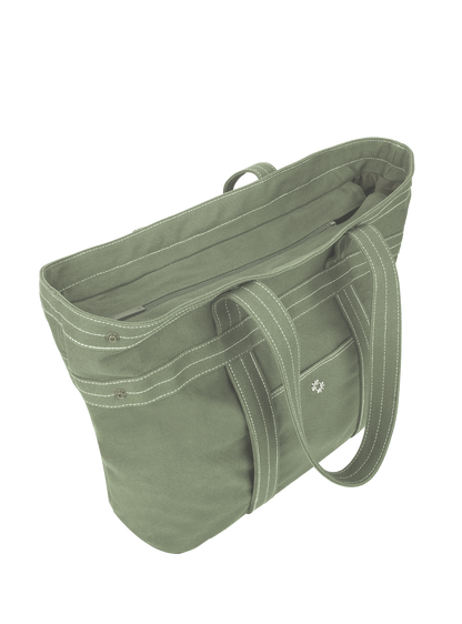 Multi-Way Tote (Canvas Eucalyptus)