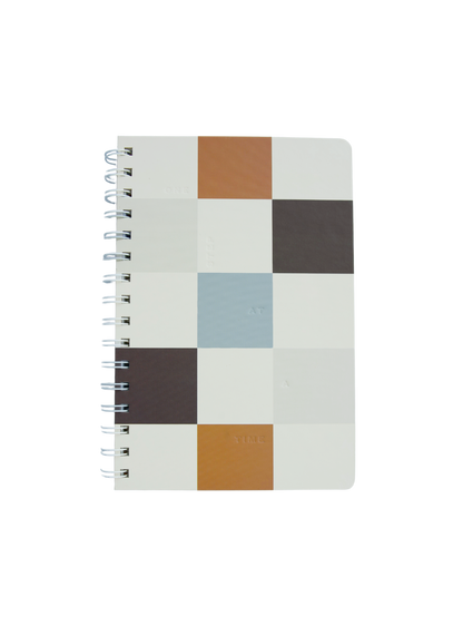 One Step At A Time Ring Bound A5 Lined and Blank Notebook
