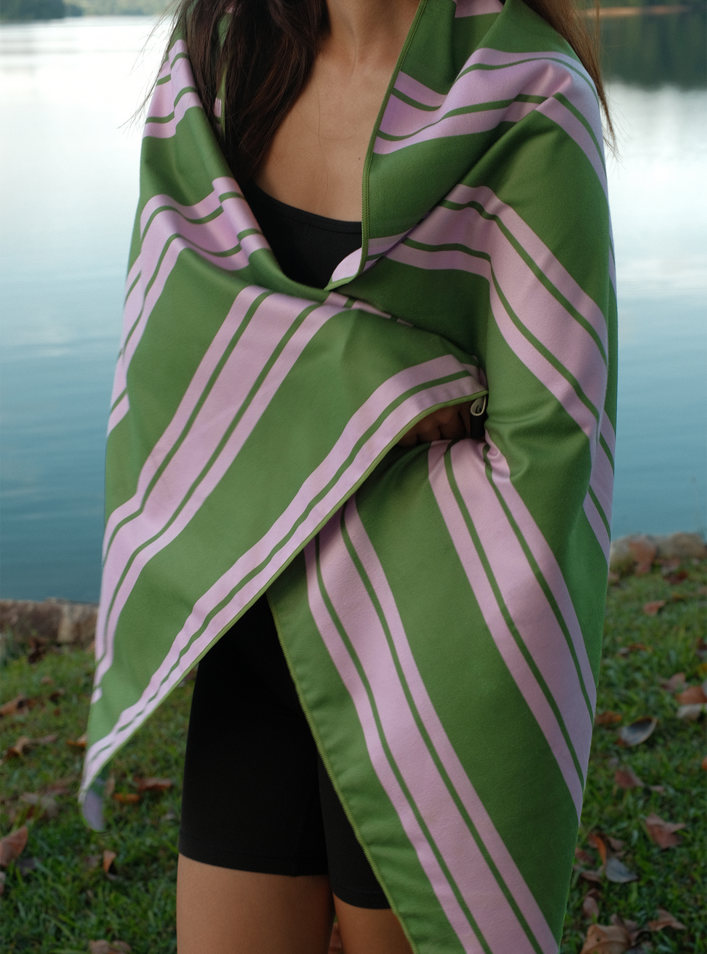 Travel Towel (Cypress Stripes)