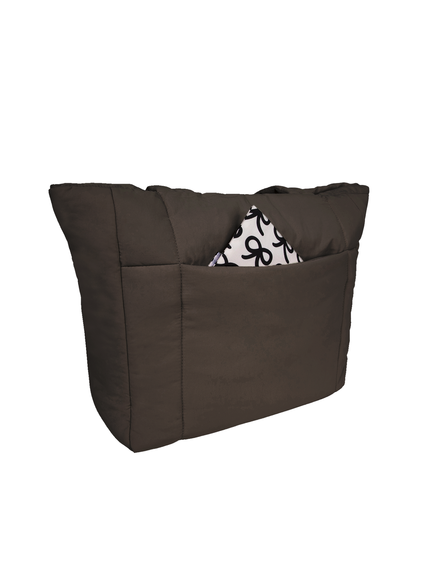 Puffer Shopper (Brunette)