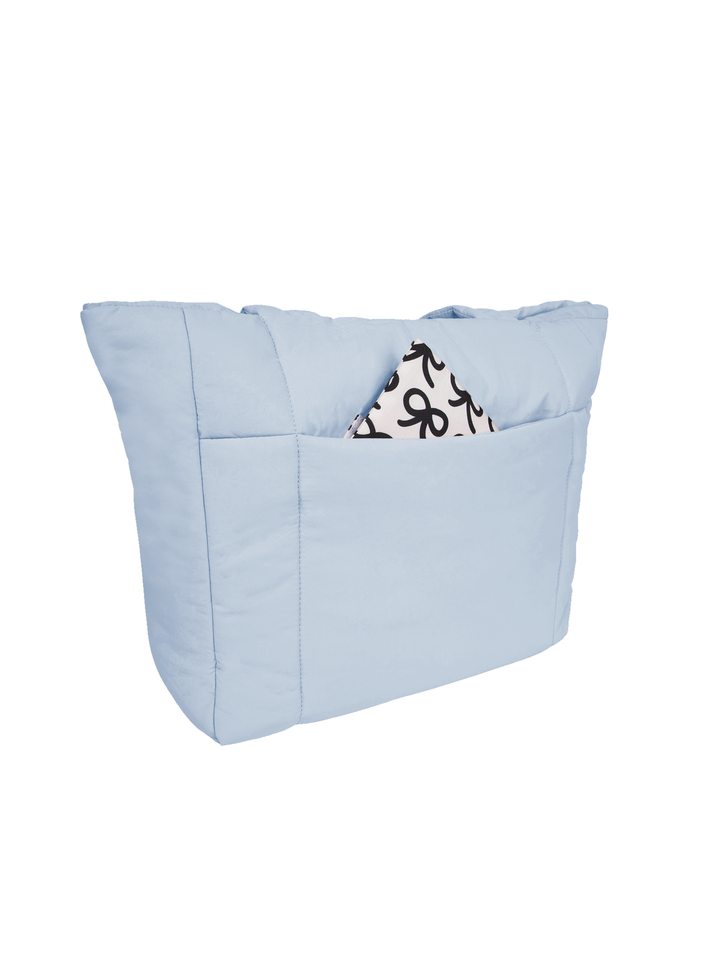 Puffer Shopper (Gloss Glacier)