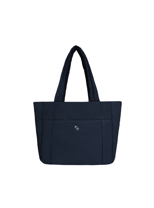 Puffer Shopper (Gloss Navy)