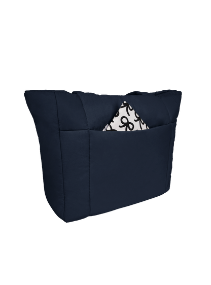 Puffer Shopper (Gloss Navy)