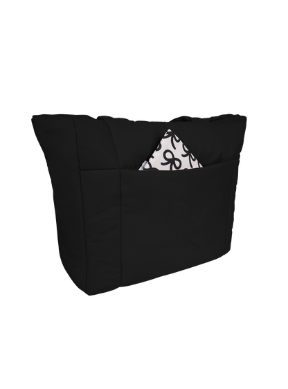 Puffer Shopper (Gloss Raven)