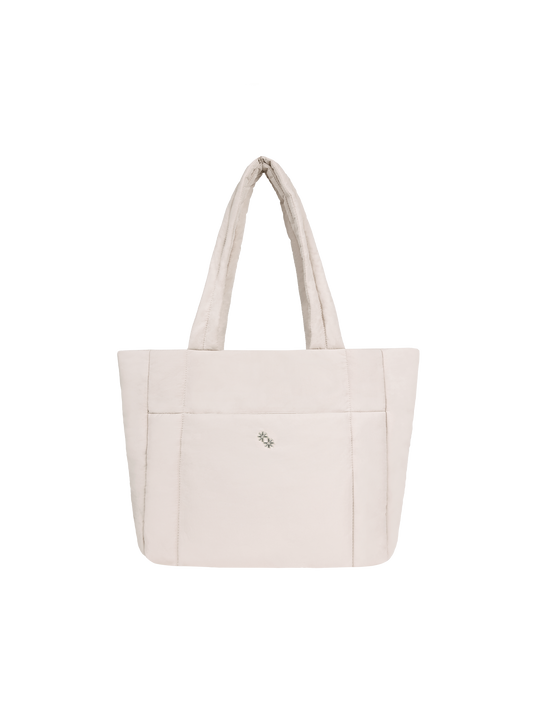 Puffer Shopper (Oyster)
