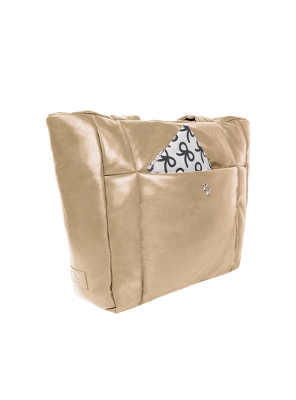 Puffer Shopper (Rich Cappuccino)