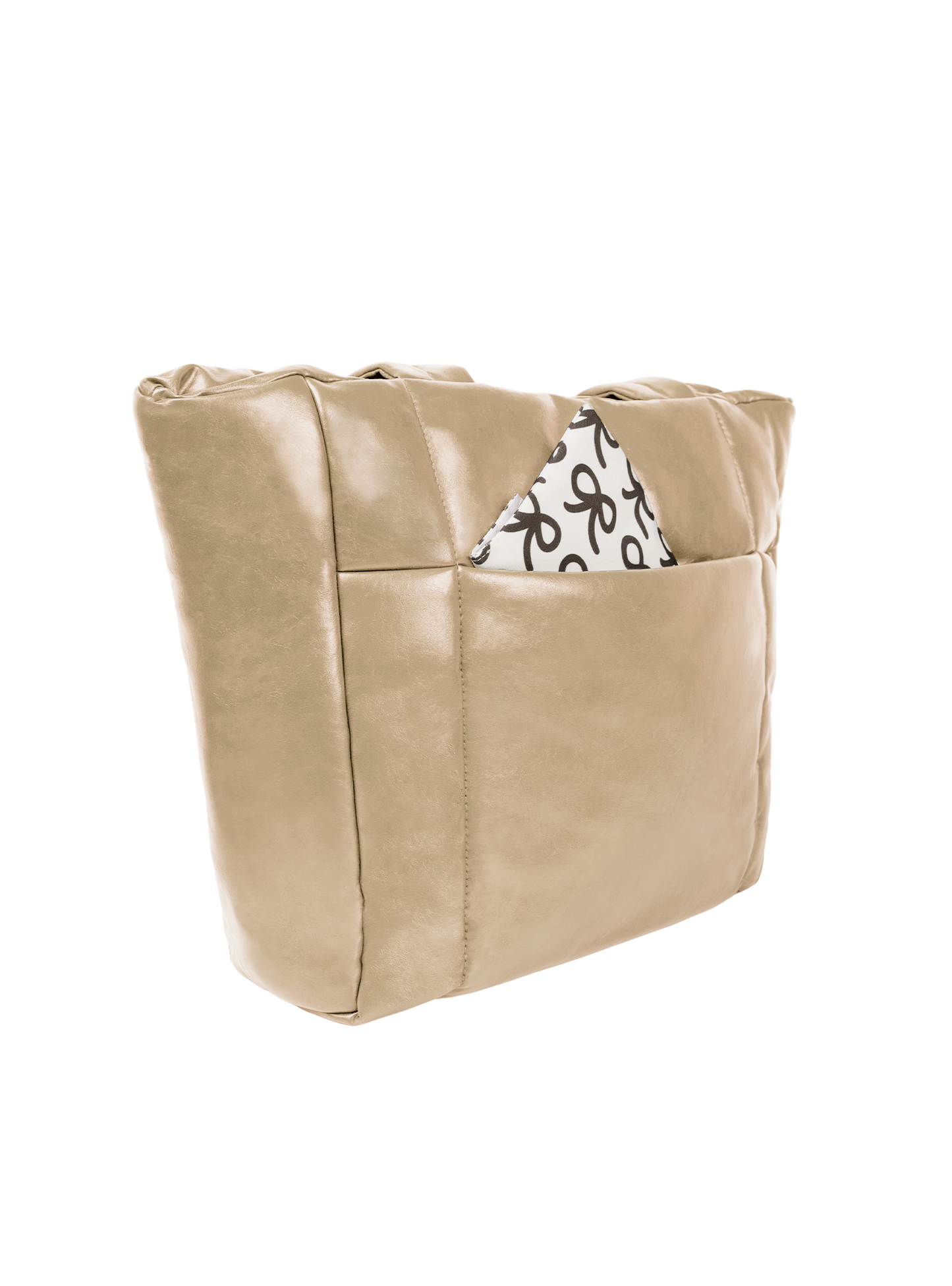 Puffer Shopper (Rich Cappuccino)