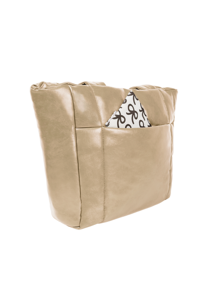 Puffer Shopper (Rich Cappuccino)