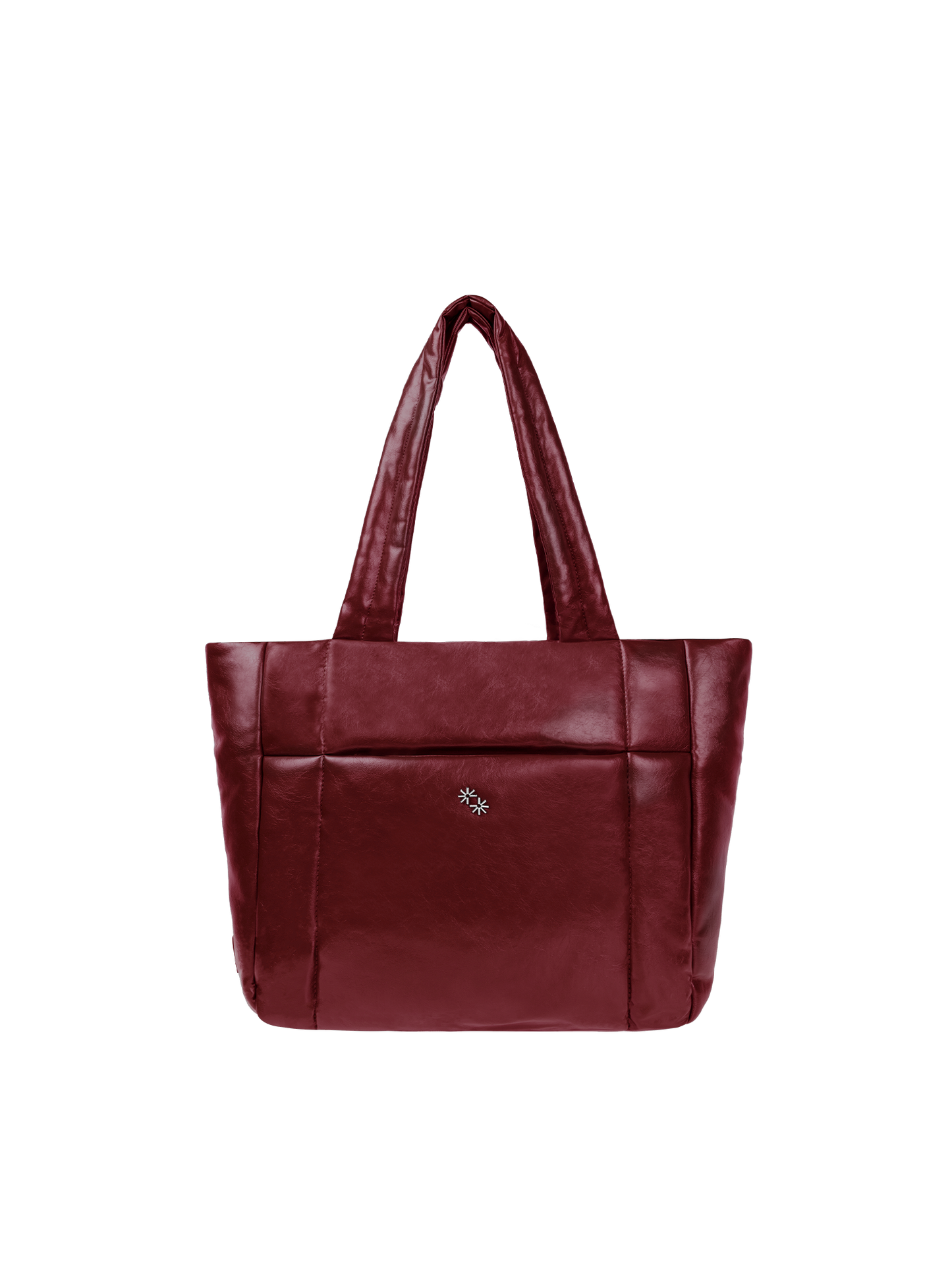 Puffer Shopper (Rich Dark Cherry)