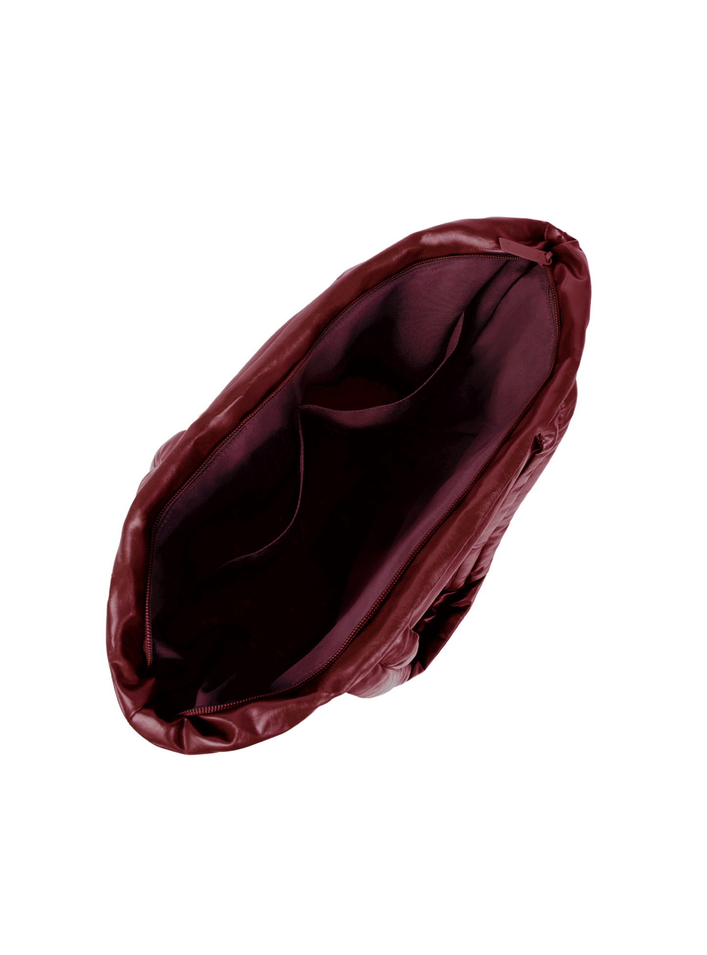 Puffer Shopper (Rich Dark Cherry)