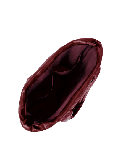 Puffer Shopper (Rich Dark Cherry)