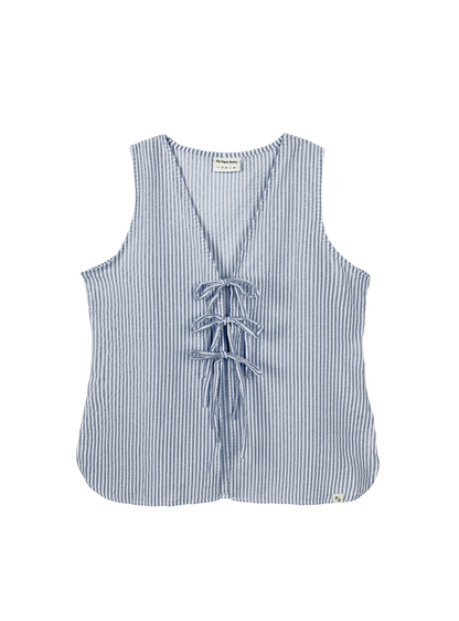 Relaxed Tie Vest (Bay)