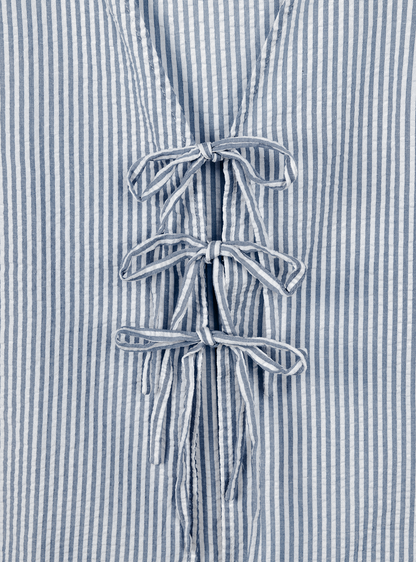 Relaxed Tie Vest (Bay)