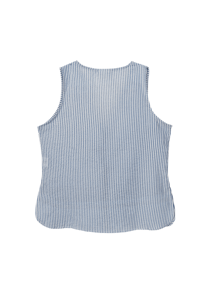 Relaxed Tie Vest (Bay)