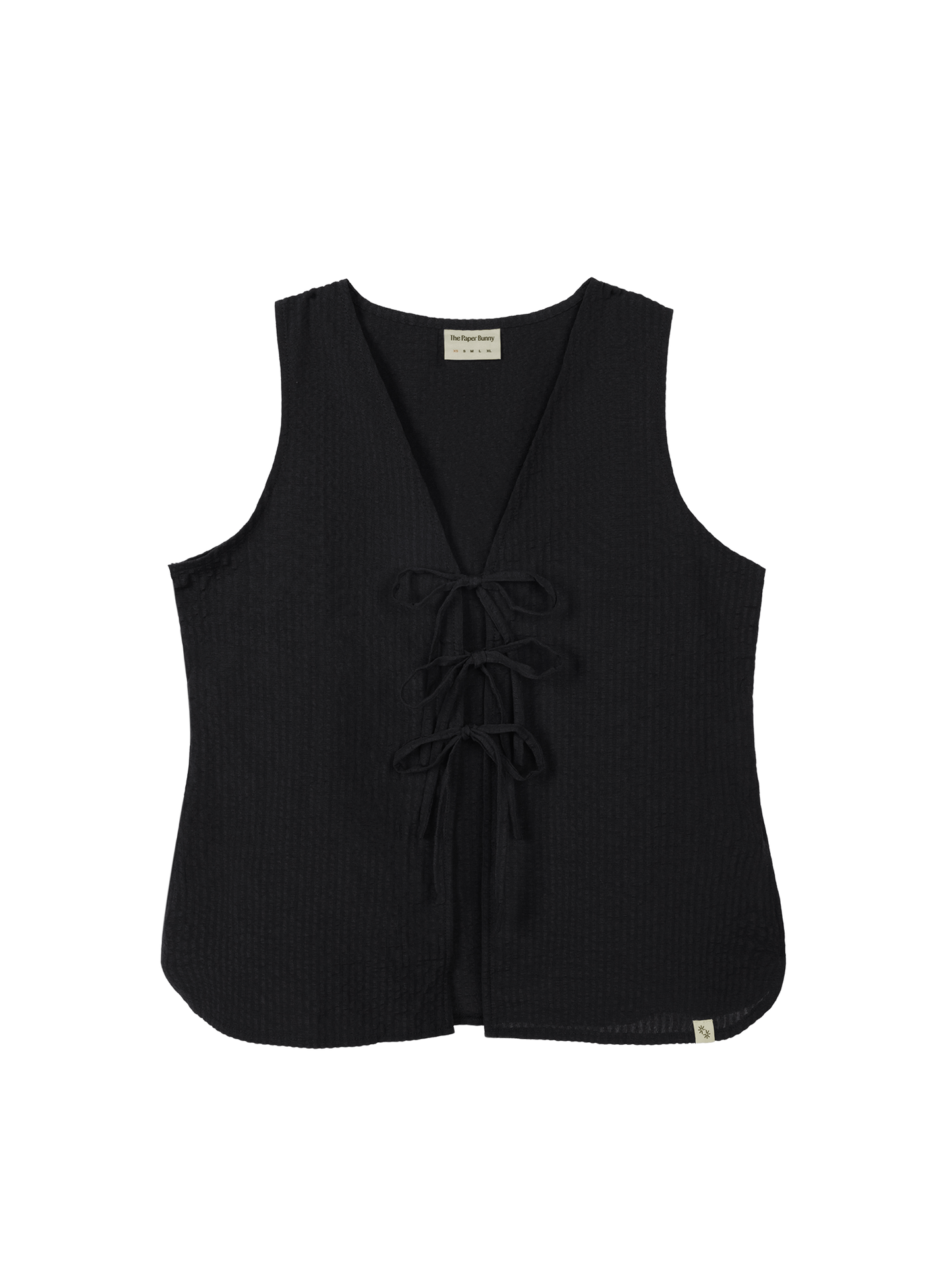 Relaxed Tie Vest (Nori)