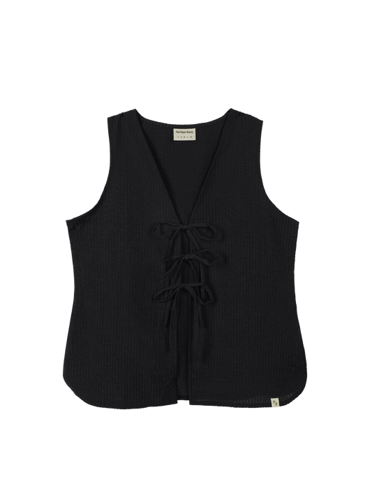 Relaxed Tie Vest (Nori)