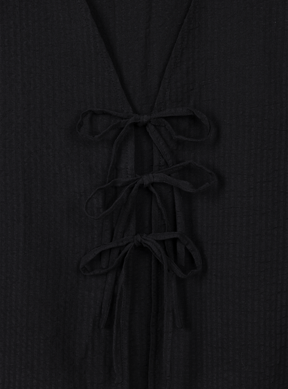 Relaxed Tie Vest (Nori)