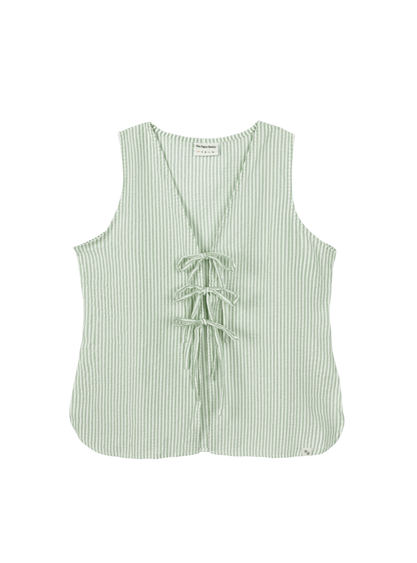 Relaxed Tie Vest (Palm)