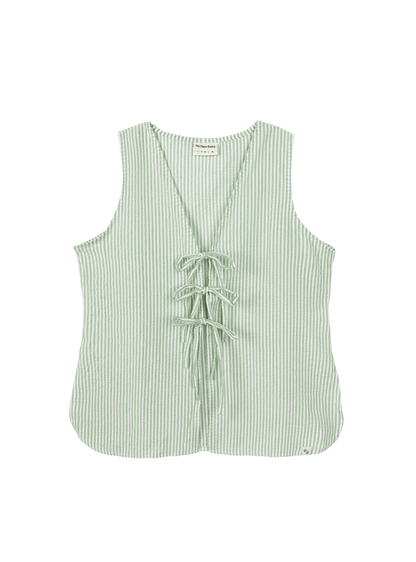 Relaxed Tie Vest (Palm)