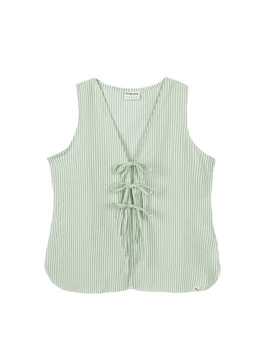 Relaxed Tie Vest (Palm)