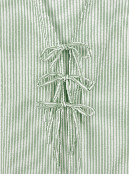 Relaxed Tie Vest (Palm)