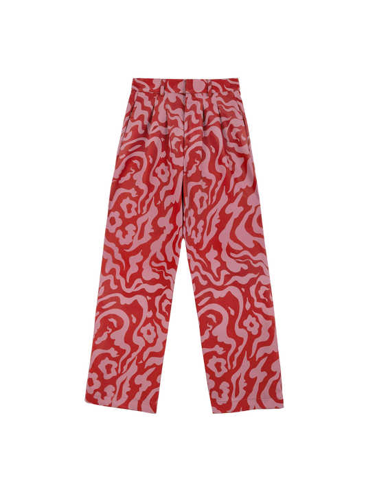 Resort Pants (Smoke Crimson)
