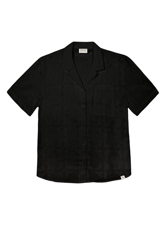 Resort Shirt (Broderie Black)