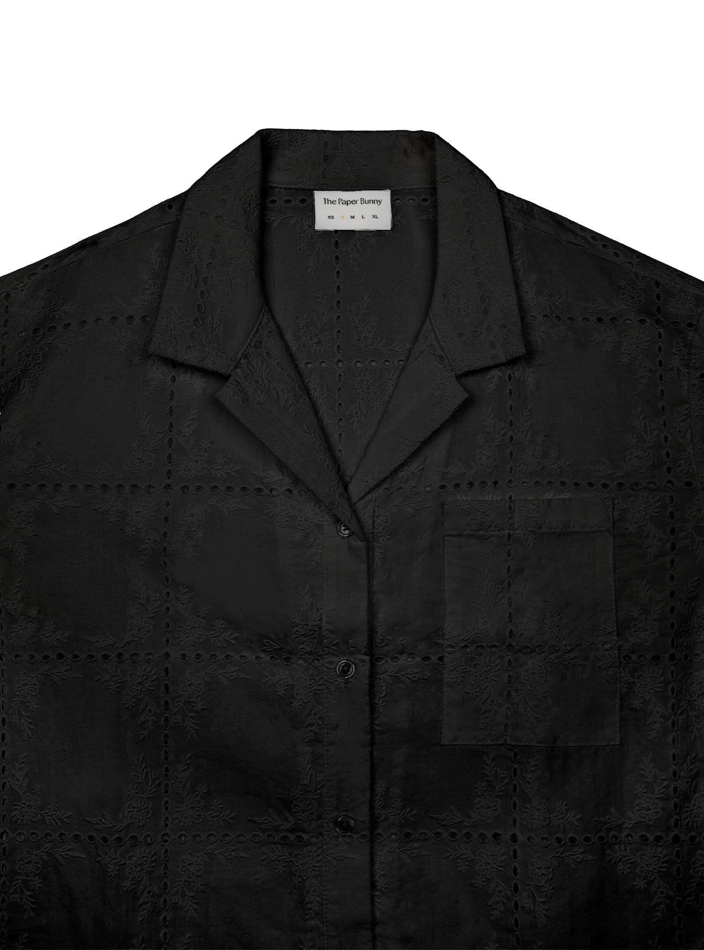 Resort Shirt (Broderie Black)