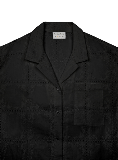 Resort Shirt (Broderie Black)