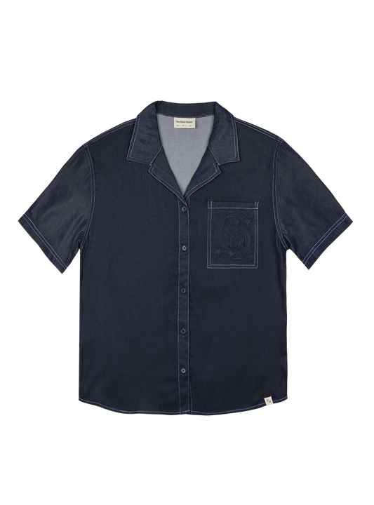 Resort Shirt (Dark Chambray)