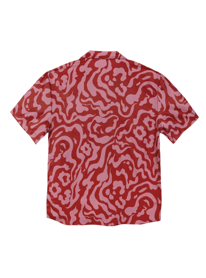 Resort Shirt (Smoke Crimson)